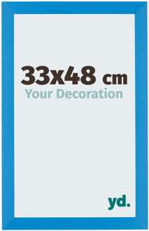 Puzzellijst 33x48 cm - Helder Blauw - MDF - Mura