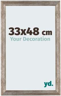 Puzzellijst 33x48 cm - Metaal Vintage - MDF - Mura