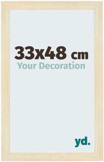 Puzzellijst 33x48 cm - Zand Geveegd - MDF - Mura