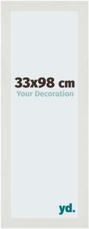 Puzzellijst 33x98 cm - Wit Mat - MDF - Mura