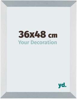 Puzzellijst 36x48 cm - Aluminium - Geborsteld - MDF - Mura Aluminium Geborsteld