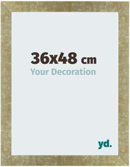 Puzzellijst 36x48 cm - Goud Antiek - MDF - Mura