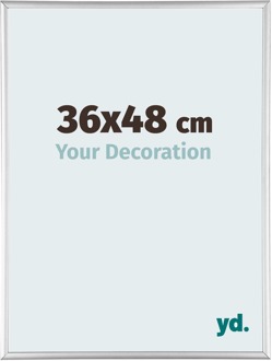 Puzzellijst 36x48 cm - Zilver Hoogglans - Aluminium - Kent