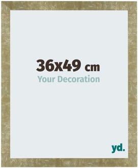 Puzzellijst 36x49 cm - Goud Antiek - MDF - Mura