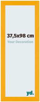 Puzzellijst 37,5x98 cm - Geel - MDF - Mura - 37.5x98 cm