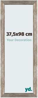 Puzzellijst 37,5x98 cm - Metaal Vintage - MDF - Mura - 37.5x98 cm