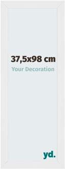 Puzzellijst 37,5x98 cm - Wit Hoogglans - MDF - Mura - 37.5x98 cm