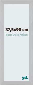 Puzzellijst 37,5x98 cm - Zilver Mat - MDF - Mura - 37.5x98 cm