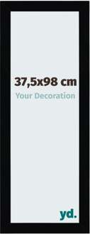 Puzzellijst 37,5x98 cm - Zwart Hoogglans - MDF - Mura - 37.5x98 cm
