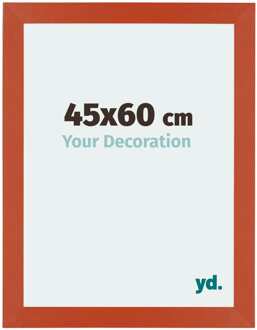 Puzzellijst 45x60 cm - Oranje - MDF - Mura