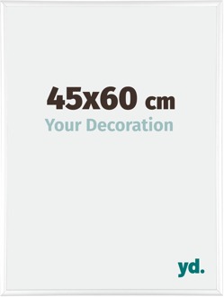 Puzzellijst 45x60 cm - Wit Hoogglans - Aluminium - Kent