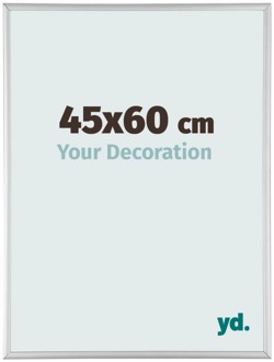 Puzzellijst 45x60 cm - Zilver Mat - Aluminium - Kent