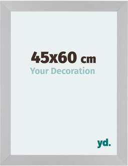 Puzzellijst 45x60 cm - Zilver Mat - MDF - Mura