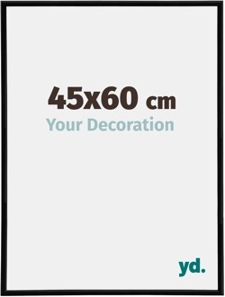 Puzzellijst 45x60 cm - Zwart Hoogglans - Kunststof - Annecy