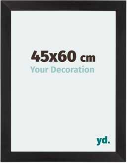 Puzzellijst 45x60 cm - Zwart Houtnerf - MDF - Mura