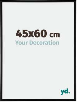 Puzzellijst 45x60 cm - Zwart Mat - Aluminium - Kent