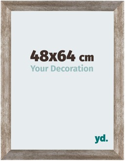 Puzzellijst 48x64 cm - Metaal Vintage - MDF - Mura