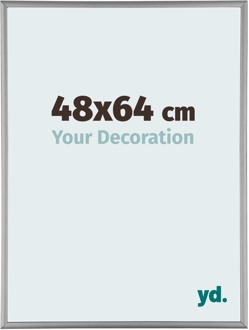 Puzzellijst 48x64 cm - Platina - Aluminium - Kent