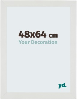 Puzzellijst 48x64 cm - Wit Mat - MDF - Mura