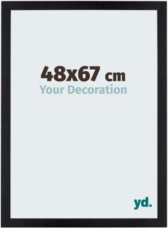 Puzzellijst 48x67 cm - Zwart Mat - MDF - Mura