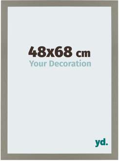 Puzzellijst 48x68 cm - Antraciet - MDF - Mura