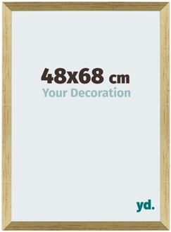 Puzzellijst 48x68 cm - Goud Glans - MDF - Mura