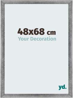 Puzzellijst 48x68 cm - Grijs Geveegd - MDF - Mura