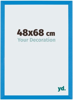 Puzzellijst 48x68 cm - Helder Blauw - MDF - Mura