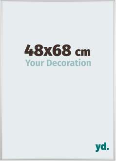 Puzzellijst 48x68 cm - Zilver Mat - Aluminium - Kent