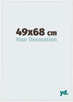 Puzzellijst 49x68 cm - Wit Hoogglans - Kunststof - Annecy