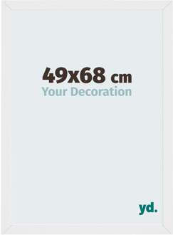 Puzzellijst 49x68 cm - Wit Hoogglans - MDF - Mura