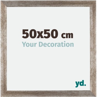 Puzzellijst 50x50 cm - cm - Metaal Vintage - MDF - Mura