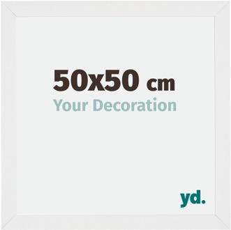 Puzzellijst 50x50 cm - cm - Wit Hoogglans - MDF - Mura