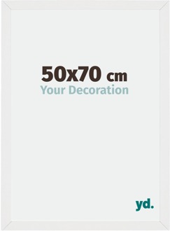 Puzzellijst 50x70 cm - Wit Hoogglans - MDF - Mura