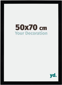 Puzzellijst 50x70 cm - Zwart Hoogglans - MDF - Mura