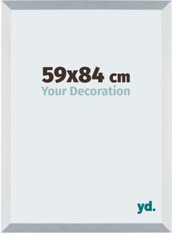 Puzzellijst 59x84 cm - Aluminium - Geborsteld - MDF - Mura Aluminium Geborsteld