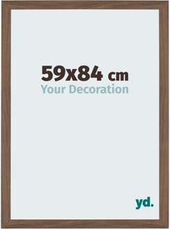 Puzzellijst 59x84 cm - Walnoot Donker - MDF - Mura