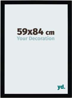 Puzzellijst 59x84 cm - Zwart Hoogglans - MDF - Mura