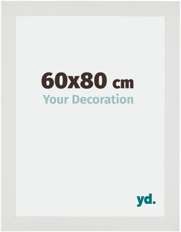 Puzzellijst 60x80 cm - cm - Wit Mat - MDF - Mura