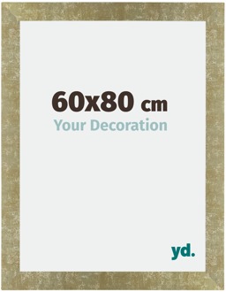 Puzzellijst 60x80 cm - Goud Antiek - MDF - Mura