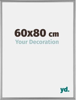 Puzzellijst 60x80 cm - Platina - Aluminium - Kent