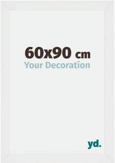 Puzzellijst 60x90 cm - cm - Wit Hoogglans - MDF - Mura