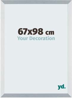 Puzzellijst 67x98 cm - Aluminium - Geborsteld - MDF - Mura Aluminium Geborsteld