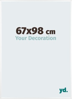 Puzzellijst 67x98 cm - Wit Hoogglans - Aluminium - Kent