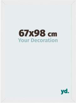 Puzzellijst 67x98 cm - Wit Hoogglans - MDF - Mura