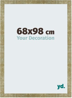 Puzzellijst 68x98 cm - Goud Antiek - MDF - Mura