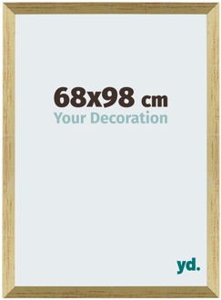 Puzzellijst 68x98 cm - Goud Glans - MDF - Mura