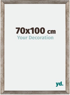 Puzzellijst 70x100 cm - Metaal Vintage - MDF - Mura