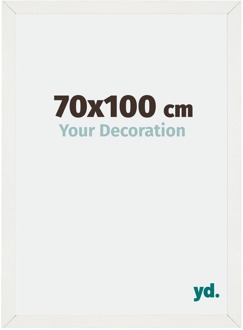 Puzzellijst 70x100 cm - Wit Geveegd - MDF - Mura