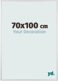 Puzzellijst 70x100 cm - Zilver Mat - Aluminium - Kent